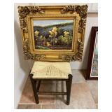 Original Oil on Canvas Ornately Framed to 24x20