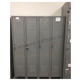 4 DOOR METAL LOCKER 4 DOOR METAL LOCKER