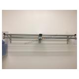 2 STAINLESS STEEL WALL RACK 2 STAINLESS STEEL WALL RACK