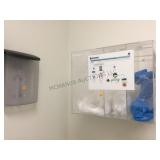 2 ACRYLIC STERI WALL RACK 2 ACRYLIC STERI WALL RACK