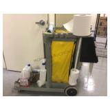 CONTIENTAL JANITORIAL CART WITH SUPPLIES CONTIENTAL JANITORIAL CART WITH SUPPLIES