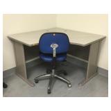 CORNER WORK STATION AND CHAIR CORNER WORK STATION AND CHAIR