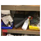 SHELF OF ASSORTED SHOP SUPPLIES SHELF OF ASSORTED SHOP SUPPLIES
