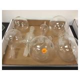 GROUP OF ROUND BOTTOM ERLENMEYER FLASKS GROUP OF ROUND BOTTOM ERLENMEYER FLASKS