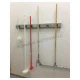 BROOM RACK WITH SUPPLIES BROOM RACK WITH SUPPLIES