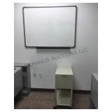 DRY ERASE BOARD-ROLLING METAL FILE CABINET DRY ERASE BOARD-ROLLING METAL FILE CABINET
