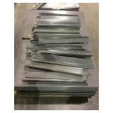 METAL SHELVING AND BRACKETS NO VERTICLES METAL SHELVING AND BRACKETS NO VERTICLES