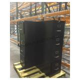 TWO METAL 4 DRAWER FILE CABINETS TWO METAL 4 DRAWER FILE CABINETS