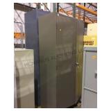 METAL 2 DOOR CABINETS (2) METAL 2 DOOR CABINETS (2)