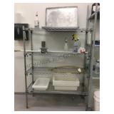 MATRO METAL SHELF WITH CONTENTS MATRO METAL SHELF WITH CONTENTS