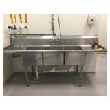 90' STAINLESS STEEL SINK 90' STAINLESS STEEL SINK