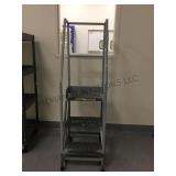 STEEL ROLLING STEP LADDER STEEL ROLLING STEP LADDER