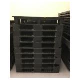 STACK OF PLASTIC PALLETS STACK OF PLASTIC PALLETS