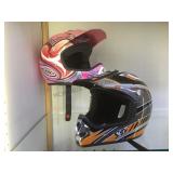 2 MOTOCROSS HELMETS