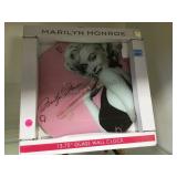 MARILYN MONROE  GLASS WALL CLOCK