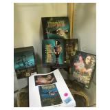 BOOK OF CRISS ANGEL PRESS CLIPS, SIGNED DVD'S
