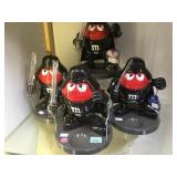 COLLECTION OF STAR WARS M& M CANDY DISPENSERS
