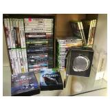 70 PLUS XBOX360 GAMES, & METAL FLASK IN BOX