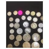 SILVER LOT , WALKING LIBERTYS' , MERCURY DIMES