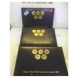 3 SETS OF 'GAMES OF THE XXLLLRD OLYMPIAD BRONZE