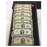 TRAY OF 1953 & 1963 $2 BILLS