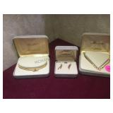 NECKLACE BRACELET & EARRING SET OF MEDICI