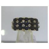 10K GOLD RING SAPPHIRES, SIZE 7