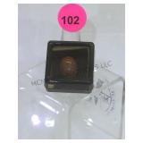 8 CT RED SUNSTONE CABACHON- OPAQUE