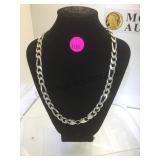 HEAVY STERLING CHAIN NECKLACE
