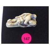 SCRIMSHAW IVORY EROTIC FIGURES