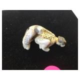 NETSUKE SCRIMSHAW ,SIGNED EROTIC FIGURES