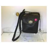 BRIGHTON  SHOULDERBAG, BLACK LEATHER