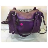 LARGE PURPLE COACH HANDBAG