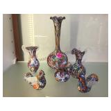 COLLECTION OF MURANO BIRDS & VASES