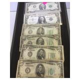 TRAY LOT OF CURRENCY,SILVER CERTIFICATE