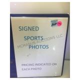 ALBUM OF SIGNED SPORTS PICTURES,TERRY KENNEDY,