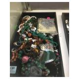 TRAY LOT OF COSTUME JEWELRY