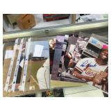 ASSORTMENT OF AUTOGRAPHED SPORTS PICTURES