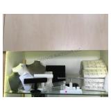 SHELF LOT OF BRACELET, NECKLACE & RING DISPLAYS