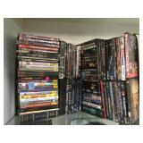 APPROXIMATELY 100 DVD'S