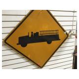 STANDARD SIZE FIRE TRUCK SIGN