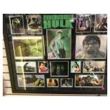 COLLAGE OF ALL THREE INCREDIBLE HULKS,SIGNED