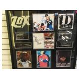 SHADOW BOX DISPLAY OF HIP HOP, RAPPERS