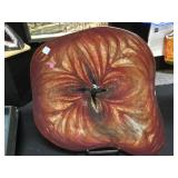 HAND BLOWN GLASS WALL PLATTER