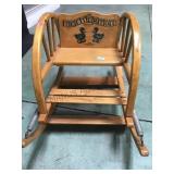 V INTAGE TEETERTOT, CHILDS ROCKING CHAIR