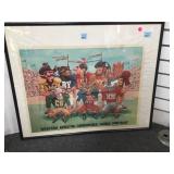 VINTAGE PRINT OF WESTERN ATHLETIC CONFERENCE