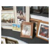 COLLECTION OF NATIVE AMERICAN WALL ART,
