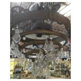 VINTAGE CRYSTAL CHANDELIER