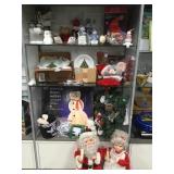3 SHELF LOTS OF CHRISTMAS DECOR