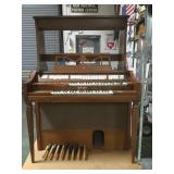 VINTAGE ALLEN CAROUSEL ORGAN W/ BENCH.